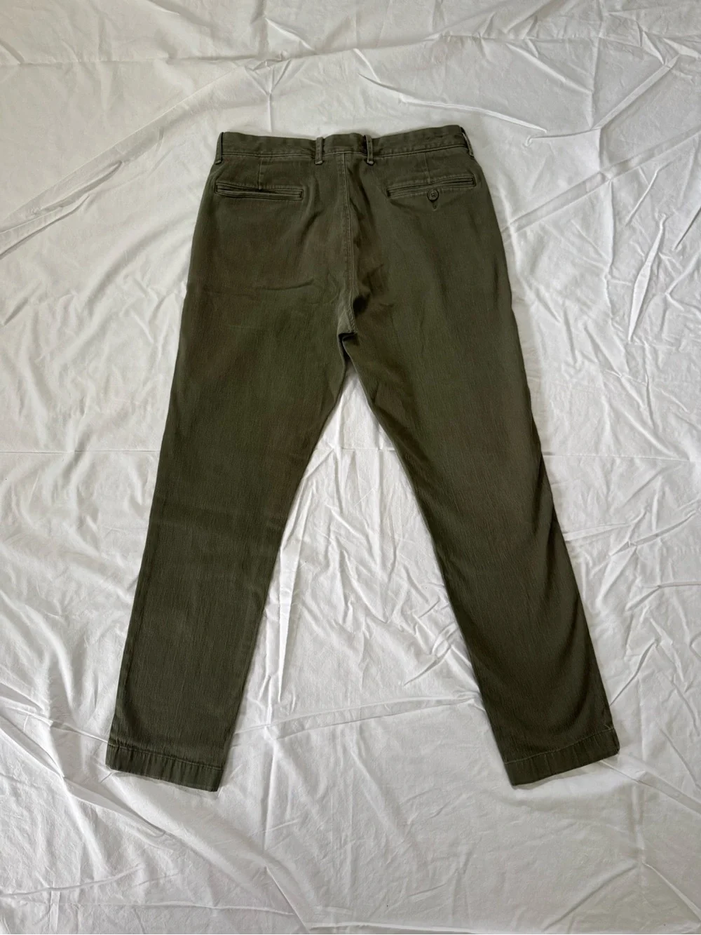 J. Crew Men’s 31x32 Style 770 Stretch Chinos Olive Green Work Slim Straight